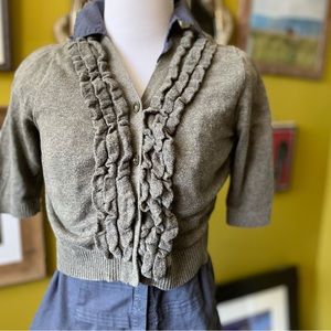 Anthropologie cropped cardigan